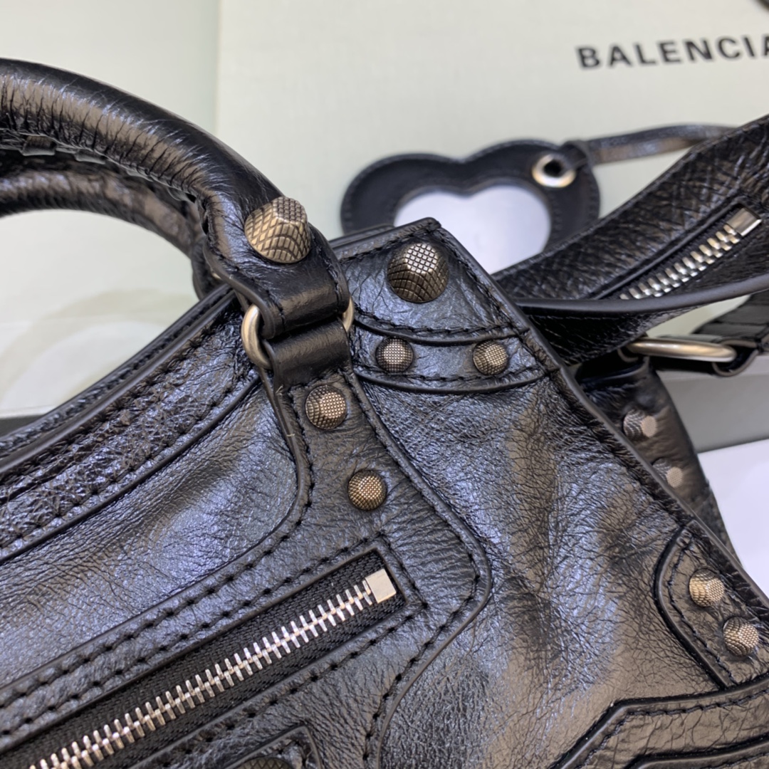 Balenciaga Neo Cagole XS Handbag Shoulder Bag Black